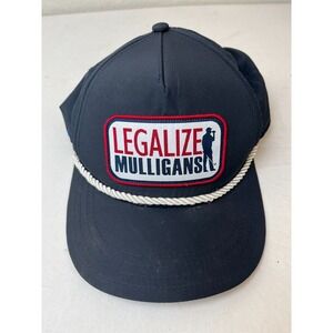 Golf Hat Cap SnapBack Adjustable w/Rope "U Suck At Golf" Legalize Mulligans